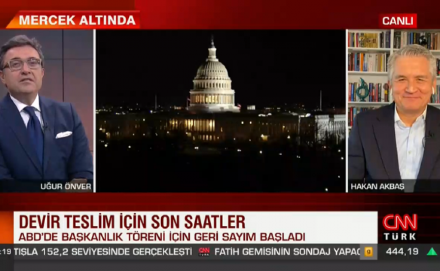 CNN Türk’de ABD Başkanlık Töreni ayrıntılarını Uğur Önver ile değerlendirdik